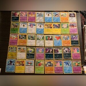 Colorful Trading Card Collection